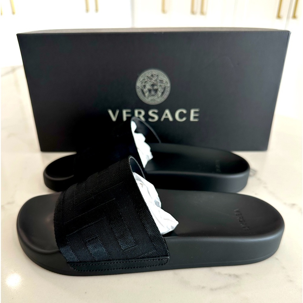 Versace Slide Sandals - Picture 3 of 7